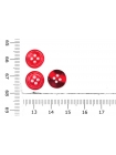 Пуговица рубашечно-плательная  перламутровая красная 11 мм A-3 18092463