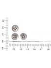 Пуговица рубашечная серая перламутр 10мм  B-3 18092498