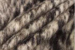 ОТРЕЗ 2,45 М Пальтовая шерсть ворсовая Анималистичная (27) 3102444-1