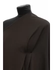 ОТРЕЗ 1,15 М Костюмная поливискоза Коричневая DD H63/3 G50 ( 10)  5092471 -2