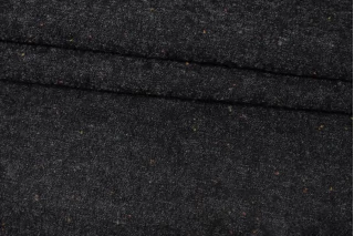 ОТРЕЗ 1,7 М Лоден костюмный твидовый шерстяной Темно-серый NST  (33) 7102404-1