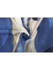 Креповая вискоза Сине-серая Абстрактные полосы ES H21/13 / H50 22122325