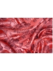 Вискоза плательно-костюмная жаккардовая GUCCI Розово-брусничная Цветы ES H23/1/ I10  22122327