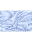 Рубашечный хлопок мерсеризированный Cotonificio Albini Полоска Голубой ES H5/ B60 22122332