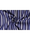 Рубашечный хлопок мерсеризированный Cotonificio Albini Полоска Синий ES H5/ A40 22122333