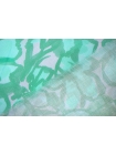 Батист хлопковый Мятно-зеленые цветы ES H2/2 / А20 22122334