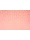Вискоза плательная жаккардовая GUCCI Персиково-розовая Цветы ES H23/1/ J22  22122384