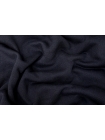 Футер пальтовый с начесом Черно-синий CVC H45/10 Т00 29122319