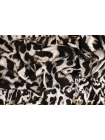 Трикотаж Roberto Cavalli Кулирка хлопковый Абстрактный серо-коричневый леопард ES H41/5 S40 9012410