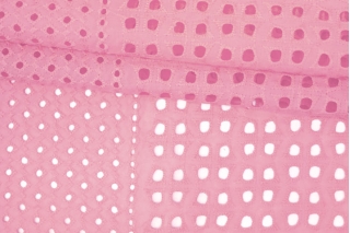 Шитье хлопковое Розовое ZIMMERMANN Цветочная геометрия  H3/F33 14032457
