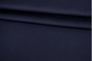 ОТРЕЗ 0,6 М Костюмно-плательная шерсть VERSACE темно-синяя (20) 15032429-2