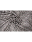 Вискоза плательная Твил MAX MARA Орнамент черно-белый  H21/13  I40 18022433