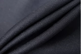 Костюмно-плательная поливискоза MAX MARA Глубокий темно-синий H63/4 / F60 19022423