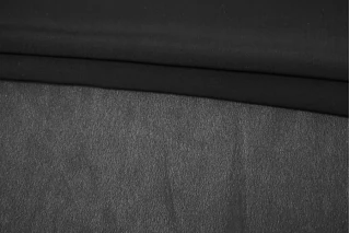 ОТРЕЗ 2,45 М Креп-шифон шелковый Черный (09) 10052434-1