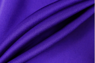 Атлас вискозный двусторонний FENDI Сине-фиолетовый H22/2/ J22 15032436