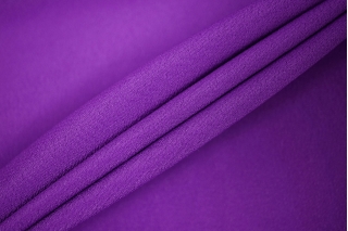 Крепдешин шелк с ацетатом Фиолетовый MM H30/1 O40 19062401