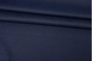 ОТРЕЗ 1,3 М Костюмная жаккардовая шерсть MAX MARA Темно-синяя TRC (08) 19062439-2