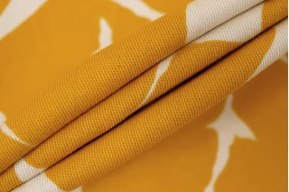 ОТРЕЗ 1,8 М Хлопок костюмно-плательный MAX MARA Желтая абстракция (27) 23062408-1