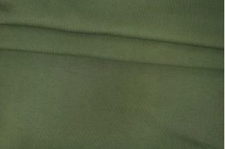 ОТРЕЗ 0,3 М ДЕФЕКТ Трикотаж рибана хлопковый FENDI Зеленый TRC (ДФ1) 8122461-1