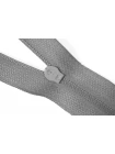 Молния пластиковая серая  G02 16 см 12112416