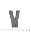 Молния пластиковая серая  G02 16 см 12112417