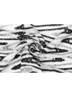 Сетка с пайетками MAX MARA Черно-белая H37/ M10 18022405