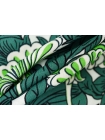 Креповая вискоза MAX MARA Зеленые цветы H21/6 / I20 18022414