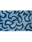 Хлопок мерсеризованный рубашечно-плательный Max Mara Синий орнамент H9/4 / B60 19022413