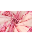 Хлопок рубашечно-плательный Розовые цветы и птицы KZ H9/5/В40 13032421