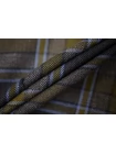 Хлопок костюмный в клетку GUCCI Серо-синий Хаки H12/ B70 15032441