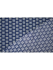 Хлопок рубашечно-плательный ACHILLE PINTO Цветочки на синем H9/6 В60 15032448
