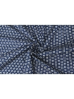 Хлопок рубашечно-плательный ACHILLE PINTO Цветочки на синем H9/6 В60 15032448
