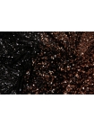 Пайетки на сетке деграде REDEMPTION Бронзово-черная H37/ M30  17032432