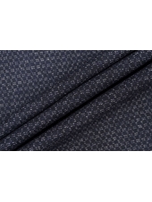 Джерси хлопковый с шерстью Абстракция Темно-синий ES H47/3 Y70 25012404