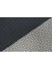 Рубашечный шелк с хлопком Черный Геометрические узоры MAR H31/ O10 26012442