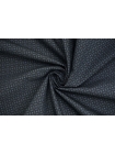Рубашечный шелк с хлопком Черный Геометрические узоры MAR H31/ O10 26012442