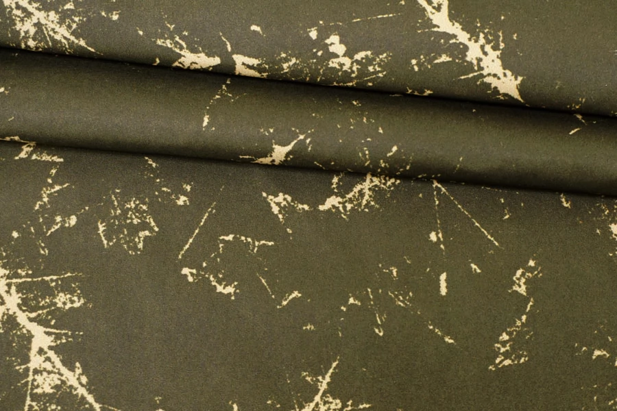 Плащевый нейлон Хаки Абстракция IDT H54/5 KK00 28012450