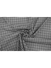 Костюмная поливискоза в клетку MAX MARA Чёрно-серая MM H64 BB20  1102545