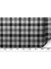 Костюмная поливискоза в клетку MAX MARA Чёрно-серая MM H64 BB20  1102545