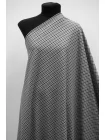 Костюмная поливискоза в клетку MAX MARA Чёрно-серая MM H64 BB20  1102545