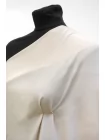 Крепдешин шёлк с ацетатом плательно-блузочный MAX MARA Экрю MM H30/4 O40 30092523
