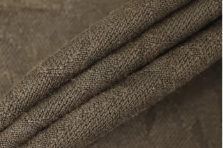 ОТРЕЗ 1,85 М Джинс жаккардовый хлопковый Болотно-коричневый KZ (28) 15022543-1