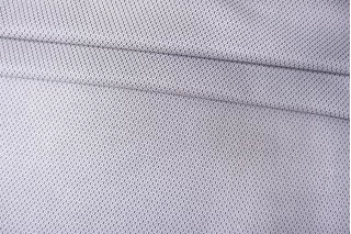 ОТРЕЗ 0,35 М ДЕФЕКТ Рубашечно-плательный хлопок плотный жаккардовый Ромбы сине-белые TRC (РР30/2)  4022548-2