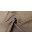 Шёлк со льном плательно-рубашечный Бежево-коричневый BNC H15/5 F50 11022524