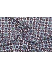 Вискоза сатиновая плательная MAX MARA Цветочный орнамент на белом MM H21/5 I30 14042569