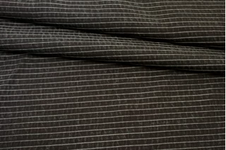 Купра плательная жаккардовая DOLCE & GABBANA Тёмно-коричневая в полоску IDT H23/1 j33 17062533