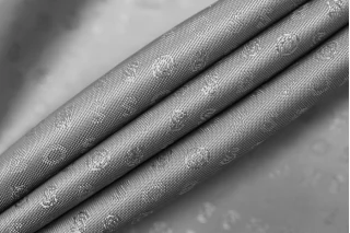 Подкладочная вискоза жаккардовая HUGO BOSS Серая SF H00 FF22 18082503