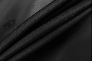 Подкладочная вискоза жаккардовая Чёрная SF H50/9 U50 21062512