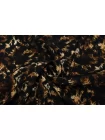 Креповая вискоза MAX MARA Под мех чёрно-коричневый ММ H21/8 i60 1102512