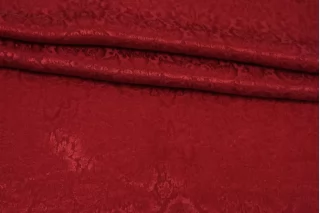 Вискоза плательно-блузочая жаккардовая MAX MARA Бордовая MM H23/1 J50 1102518